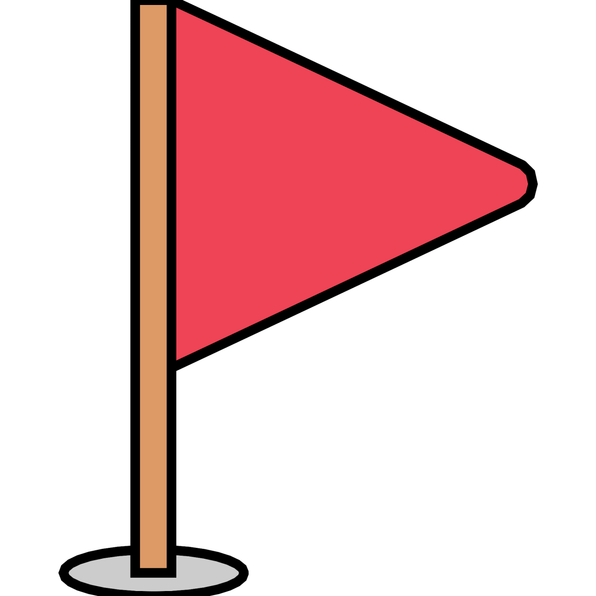 Флажки треугольные