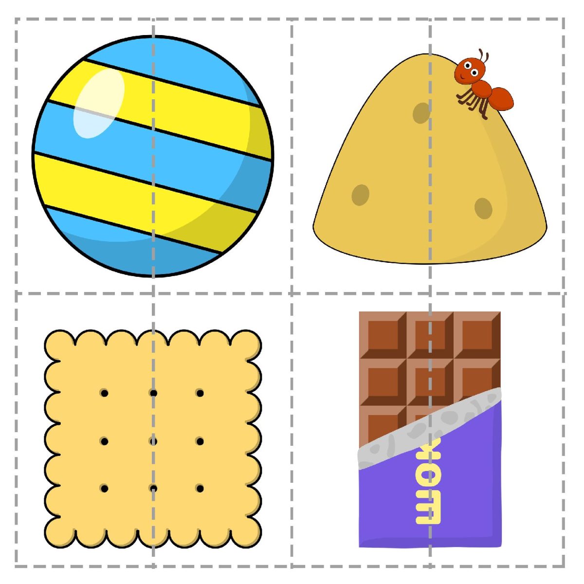 Развивашки половинки для детей