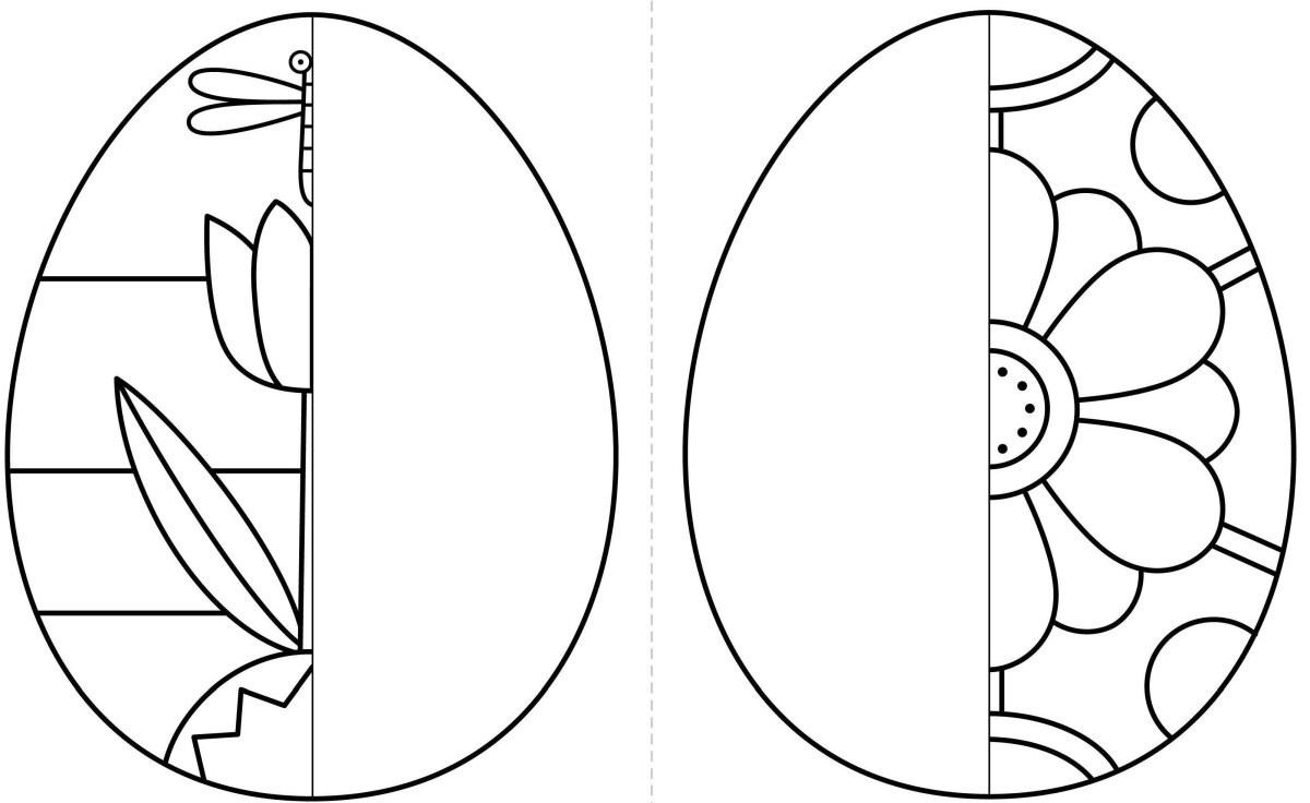 Дорисовать вторую половинку посуда