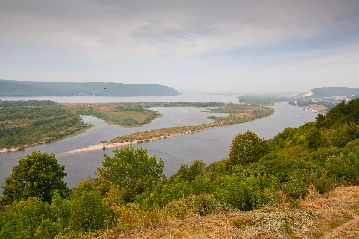 Жигулевские горы Волга вертолетка