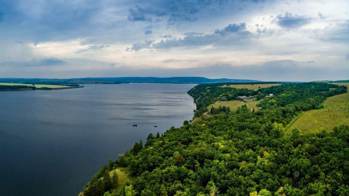 Волга река Тольятти