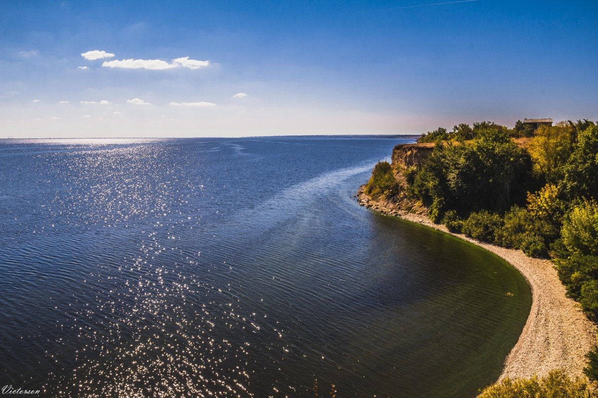 Река Волга в Волгоградской области