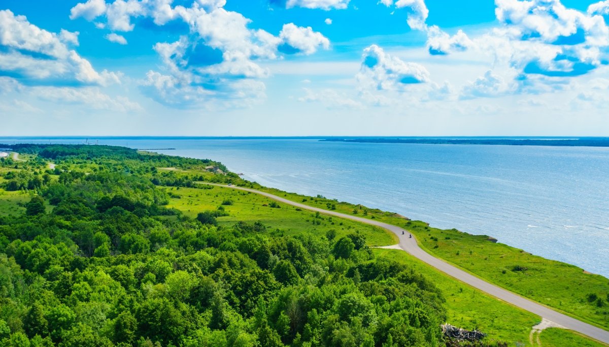 Волга река панорама