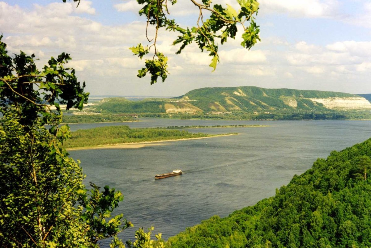 Река Волга Поволжье