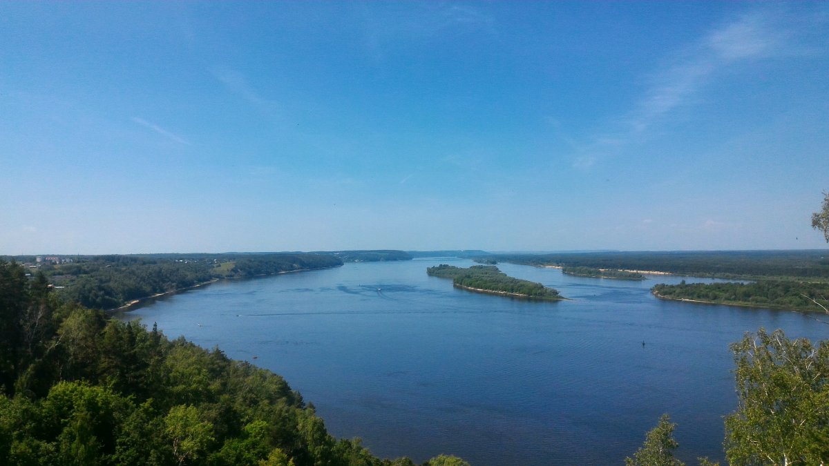 Река Волга Волгоград