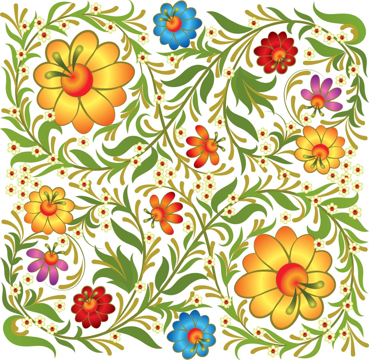 Русские узоры и орнаменты