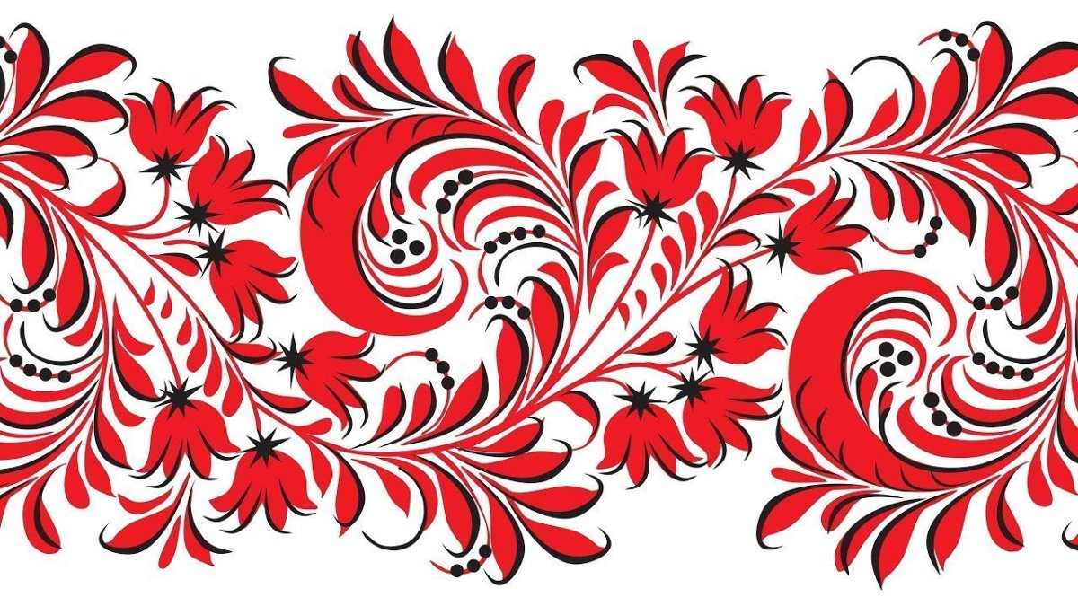 Народный орнамент Хохлома