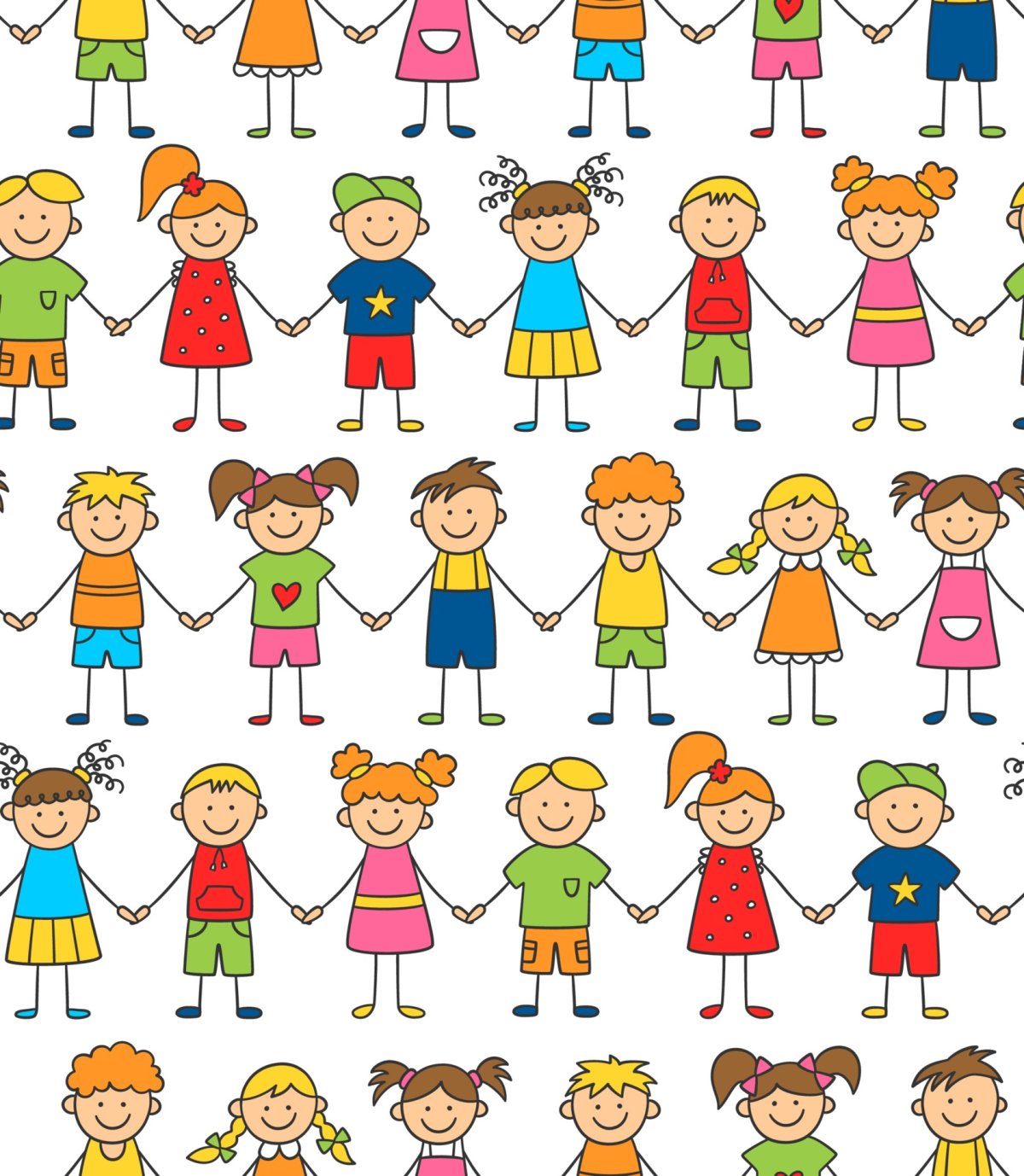 Рисунок дети взялись за руки