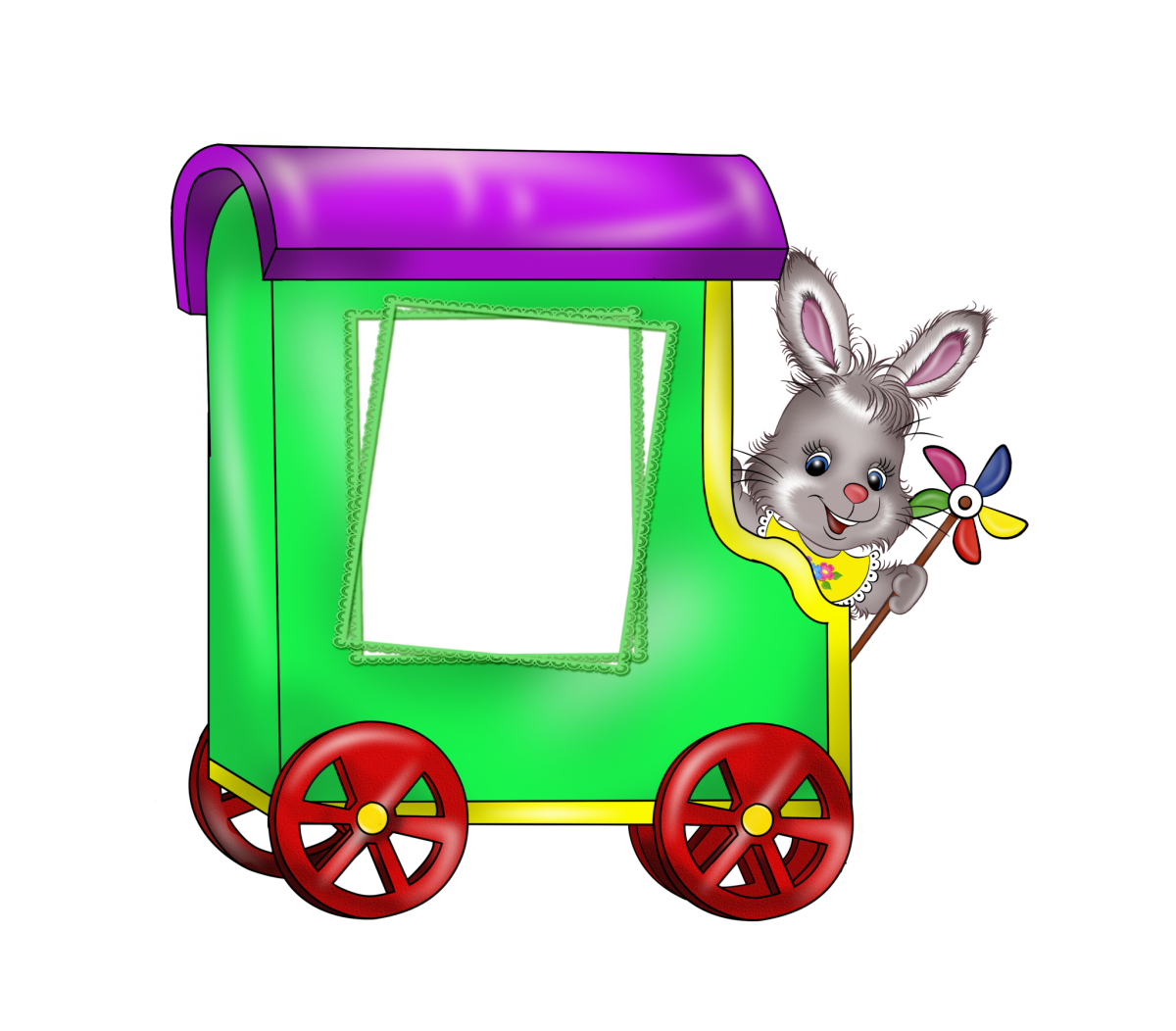 Вагончики с цифрами