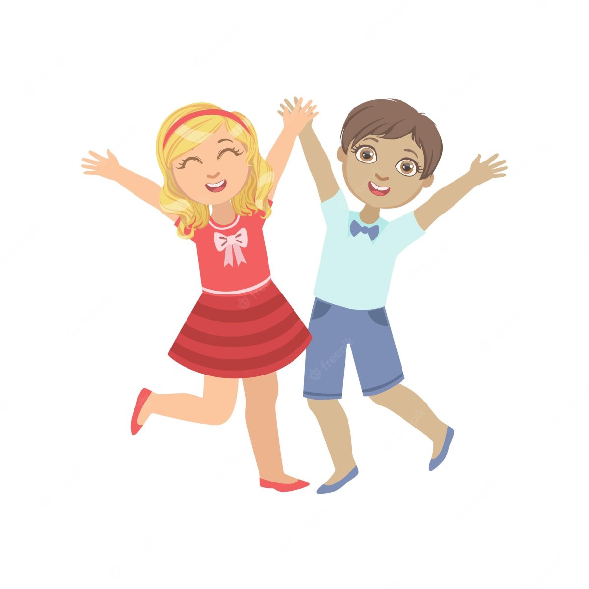 Девочка поднимает мальчика на руки