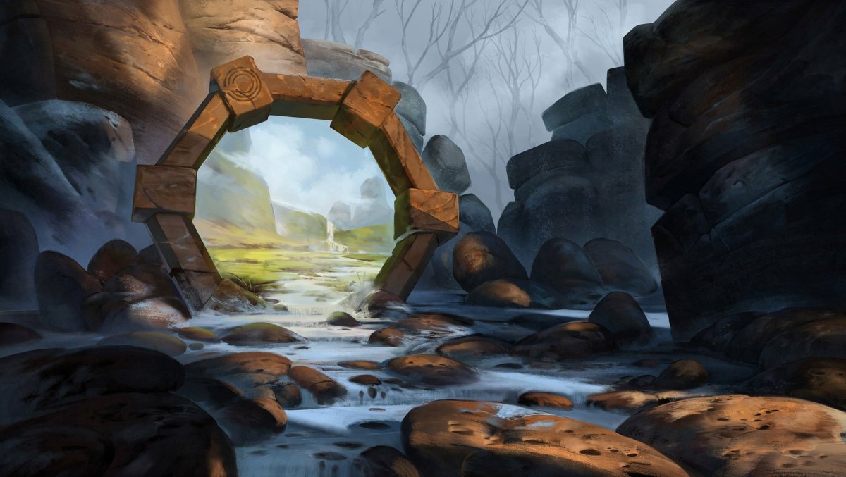 Каменные врата арт