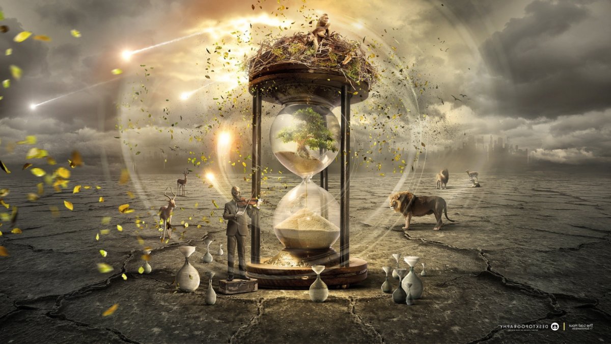 Песочные часы арт