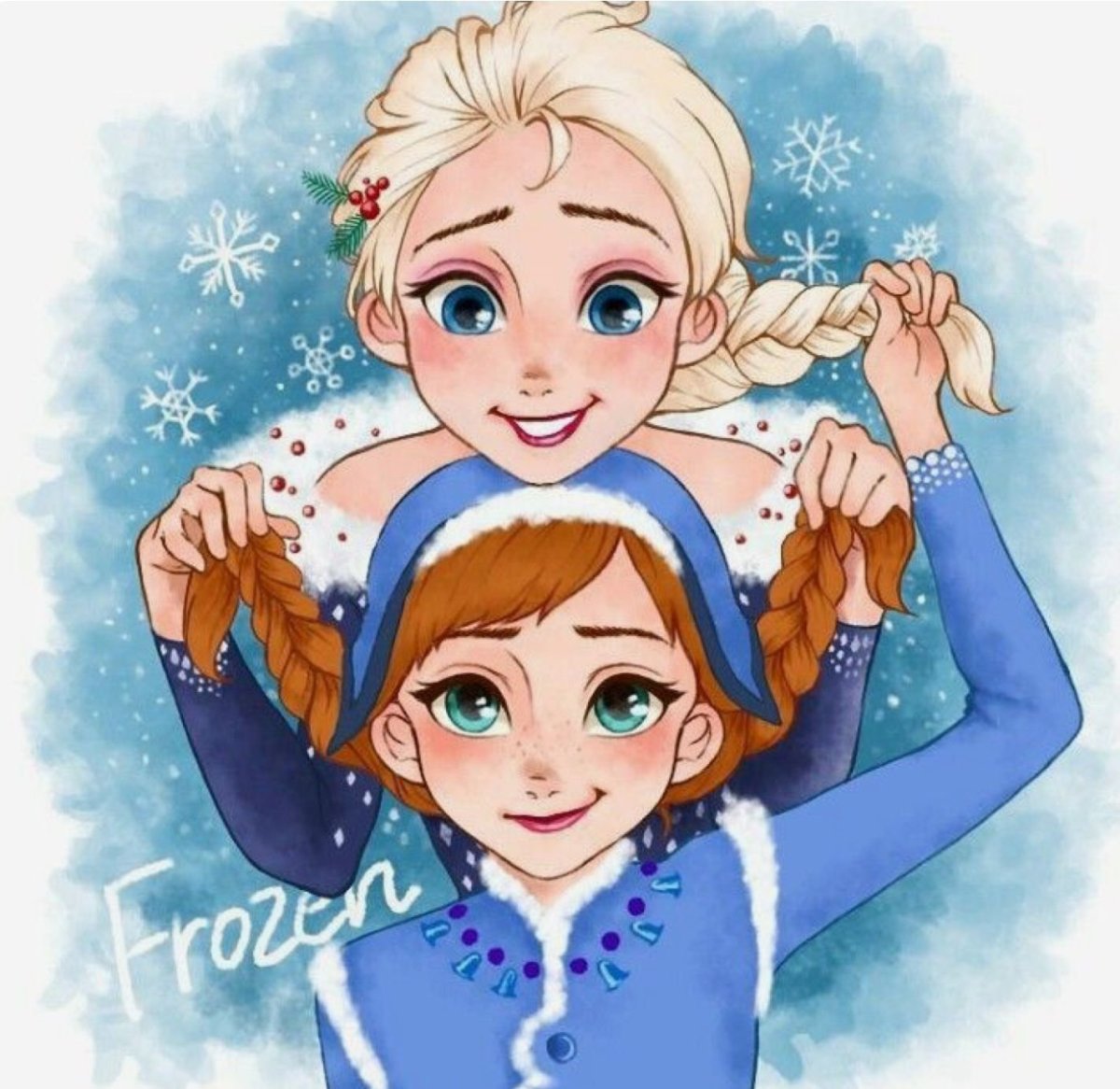 Принцесса Эльза и Анна Холодное сердце