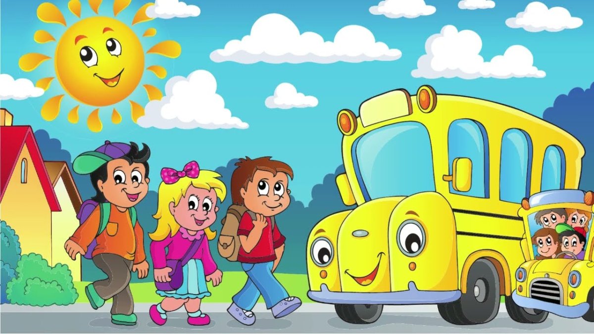 Картинка поездка в общественном транспорте для детей