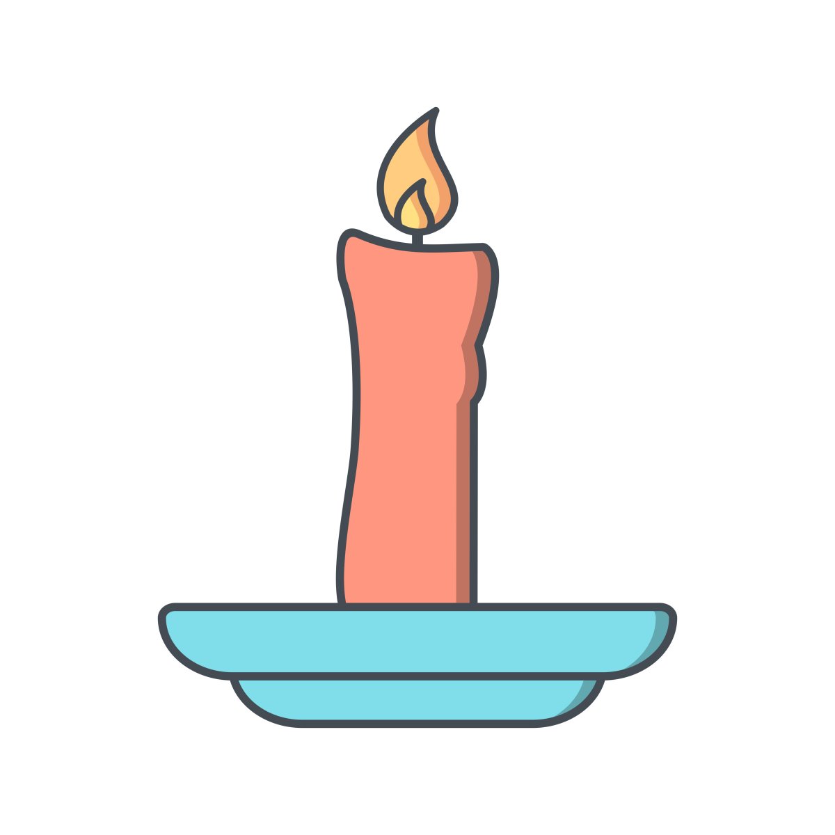 Клипарт свеча нет света