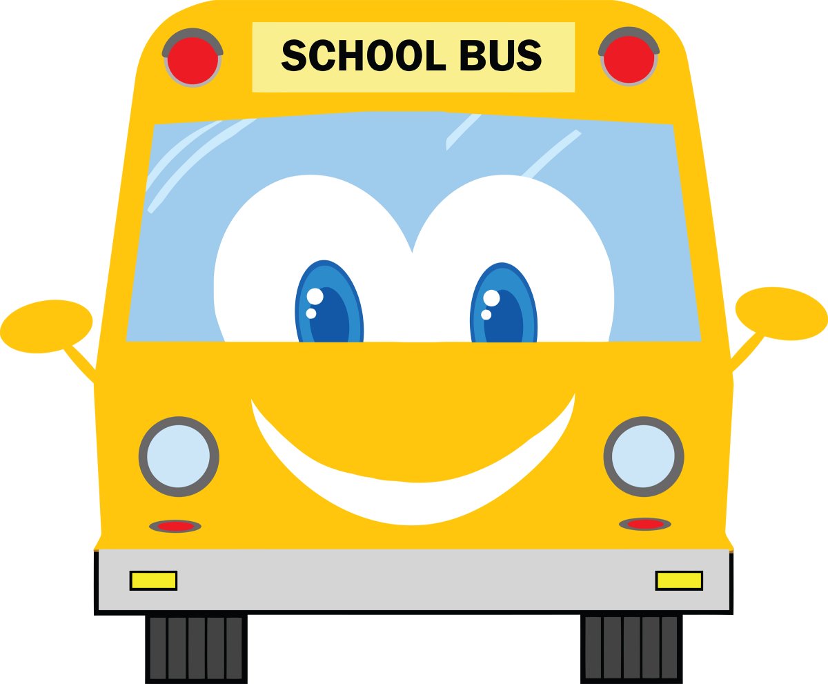 Автобус дети вектор