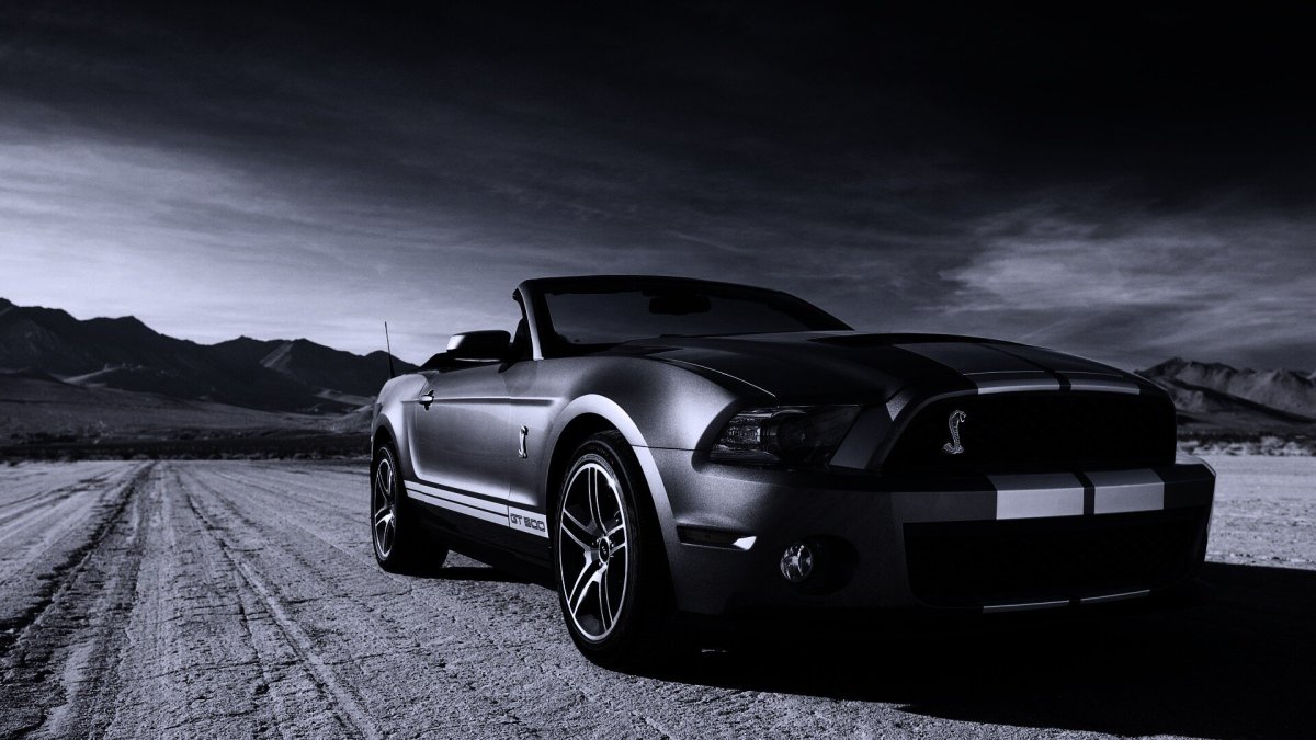 Форд Мустанг 4 черный