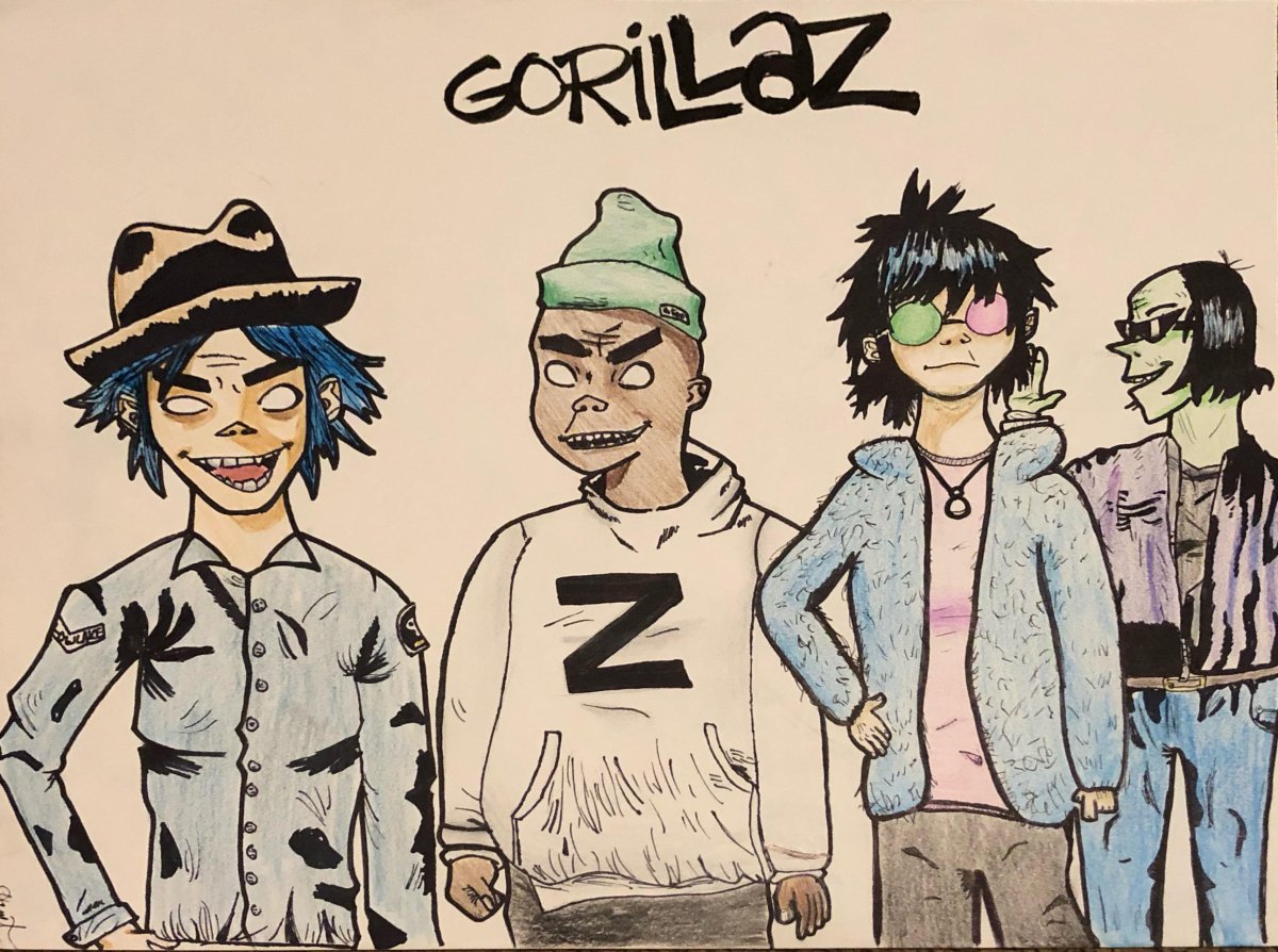 Группа Gorillaz 2020