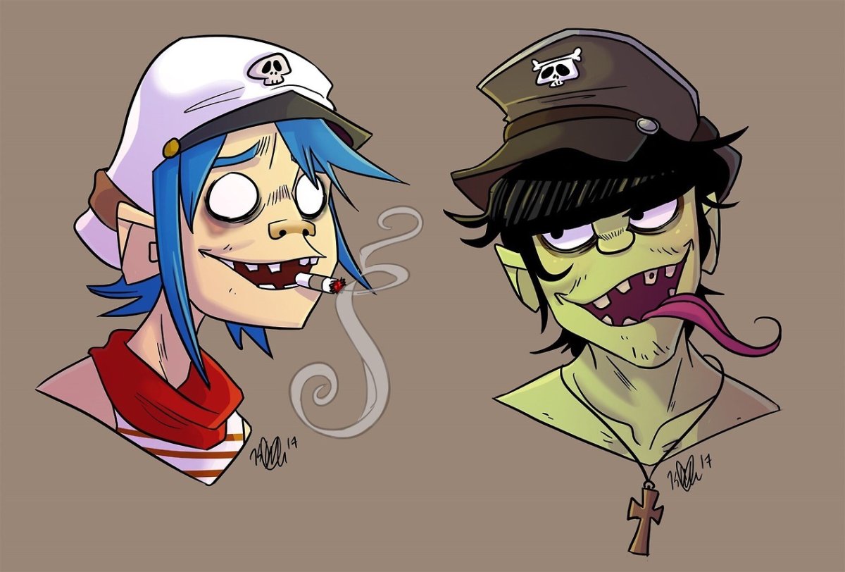 2d Gorillaz в полный рост