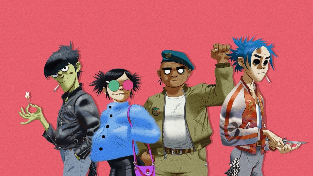 Gorillaz персонажи 2d