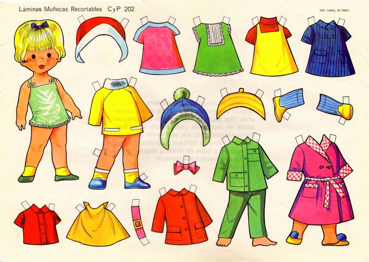 Одежда для дошкольников цветные