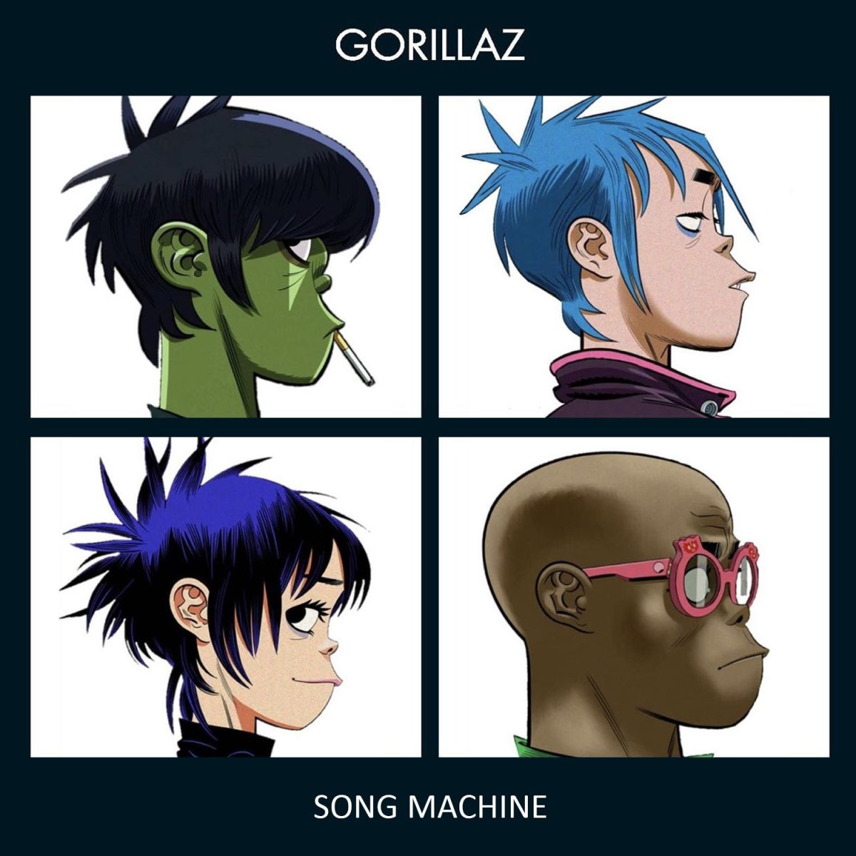 Гориллаз 2д с дочкой