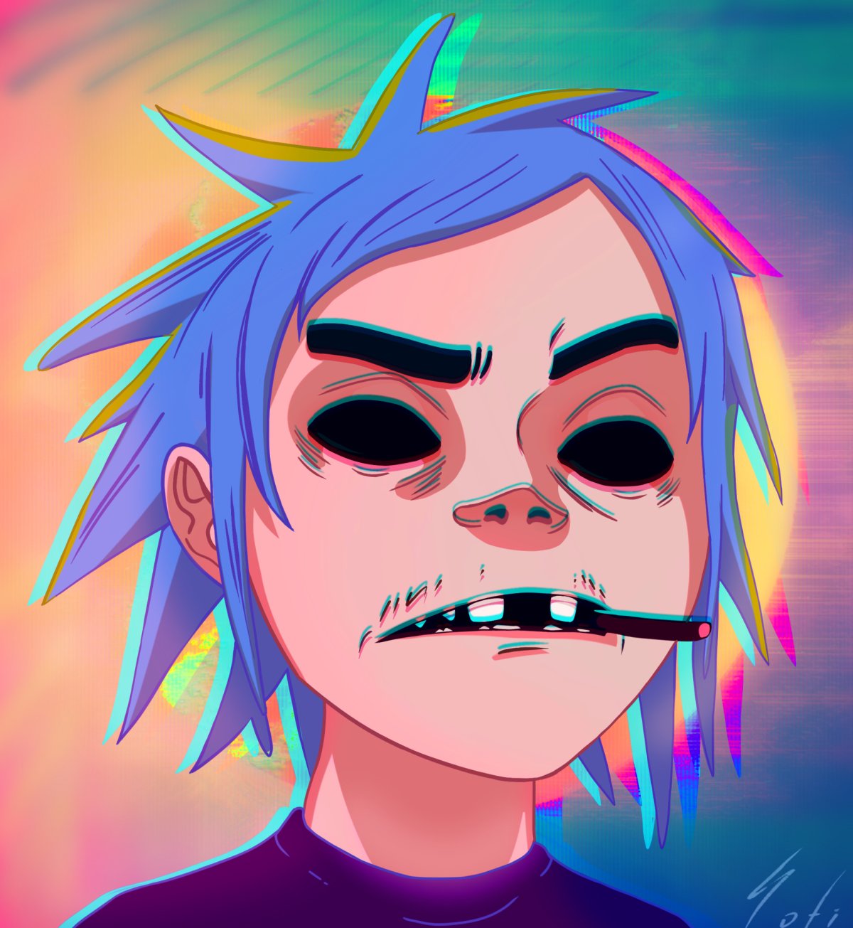 Группа Gorillaz Мердок и 2д