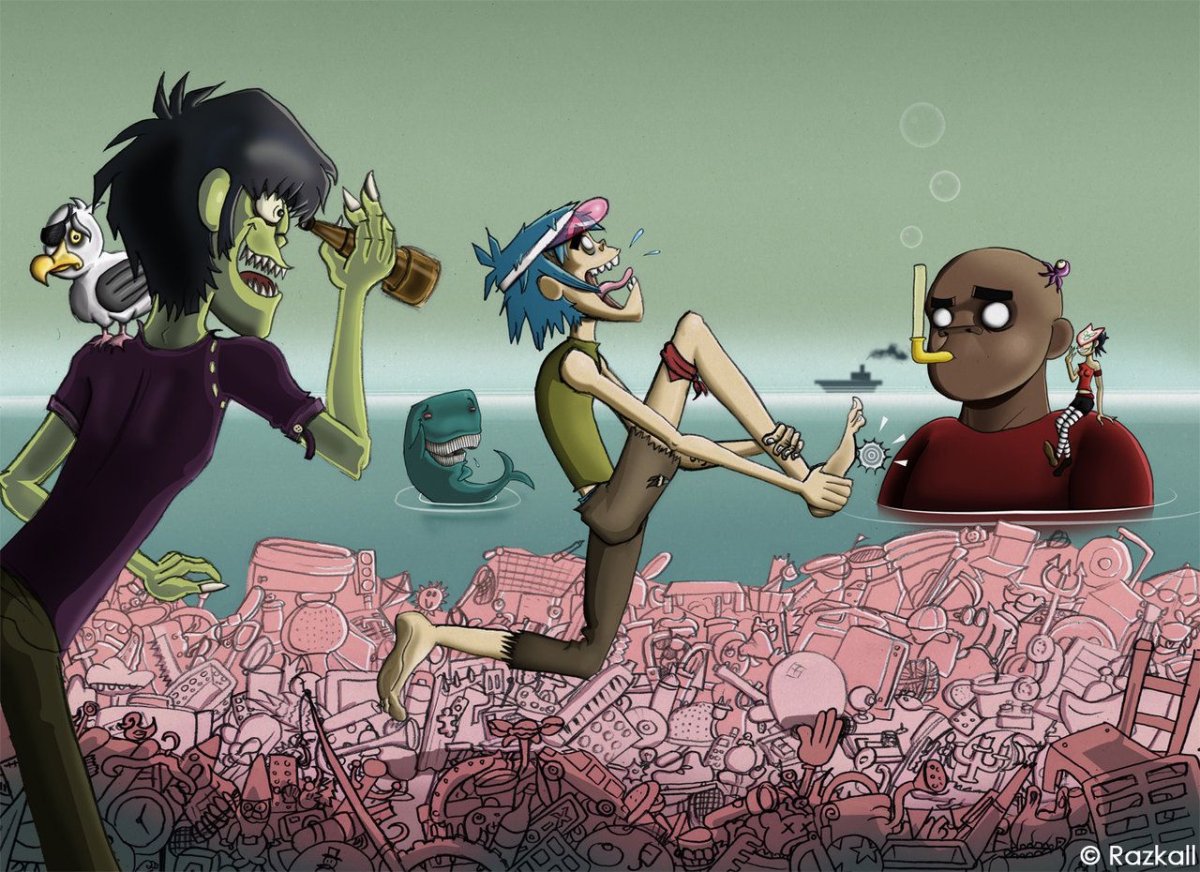 Gorillaz большой Формат