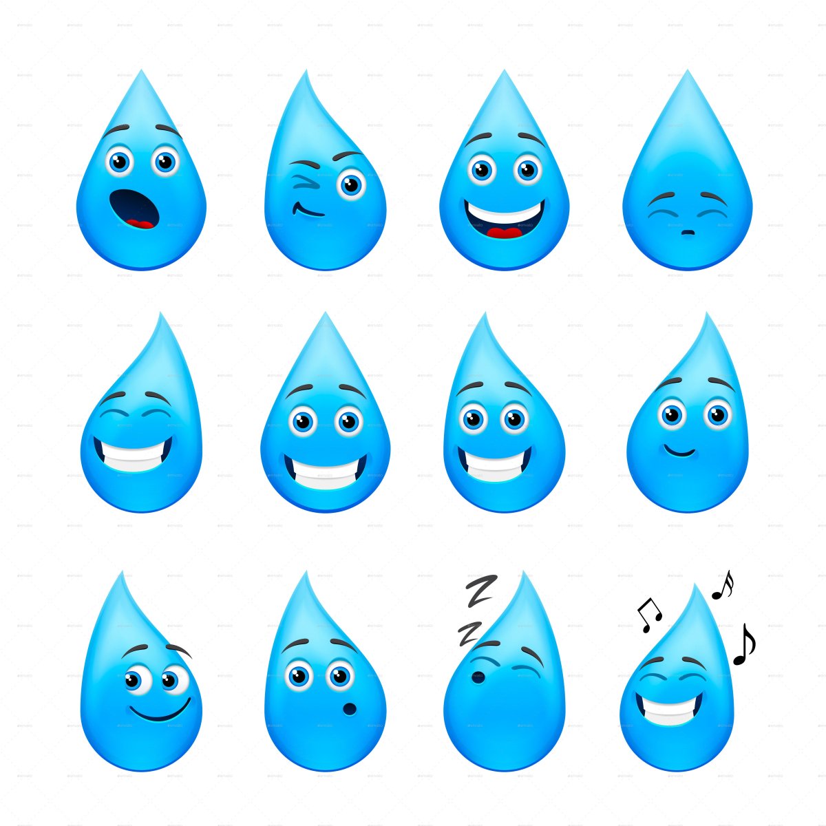 Рисование капельки