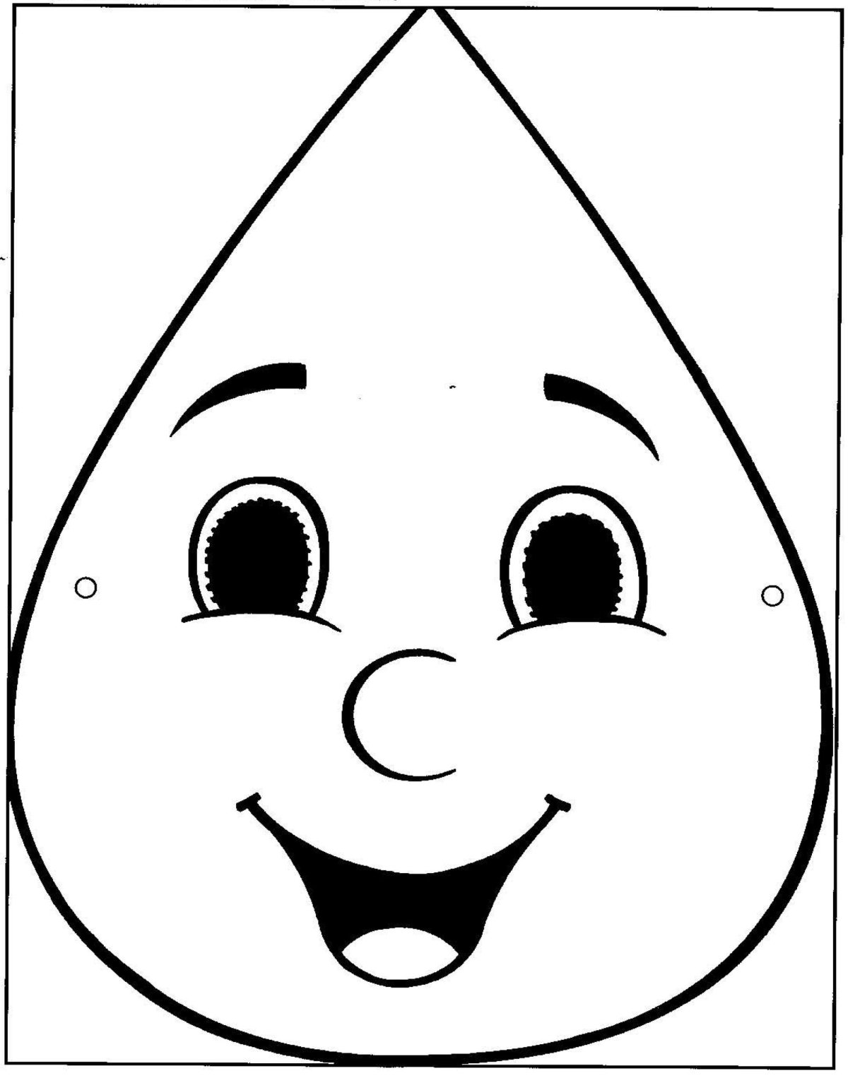 Капли воды для вырезания