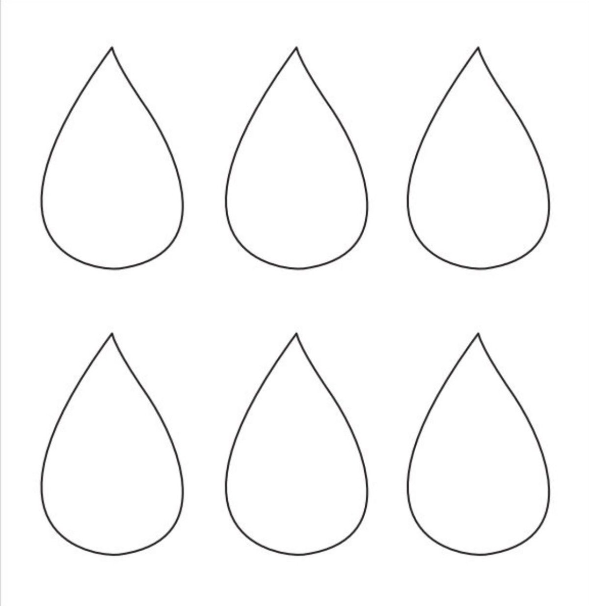 Капельки для вырезания