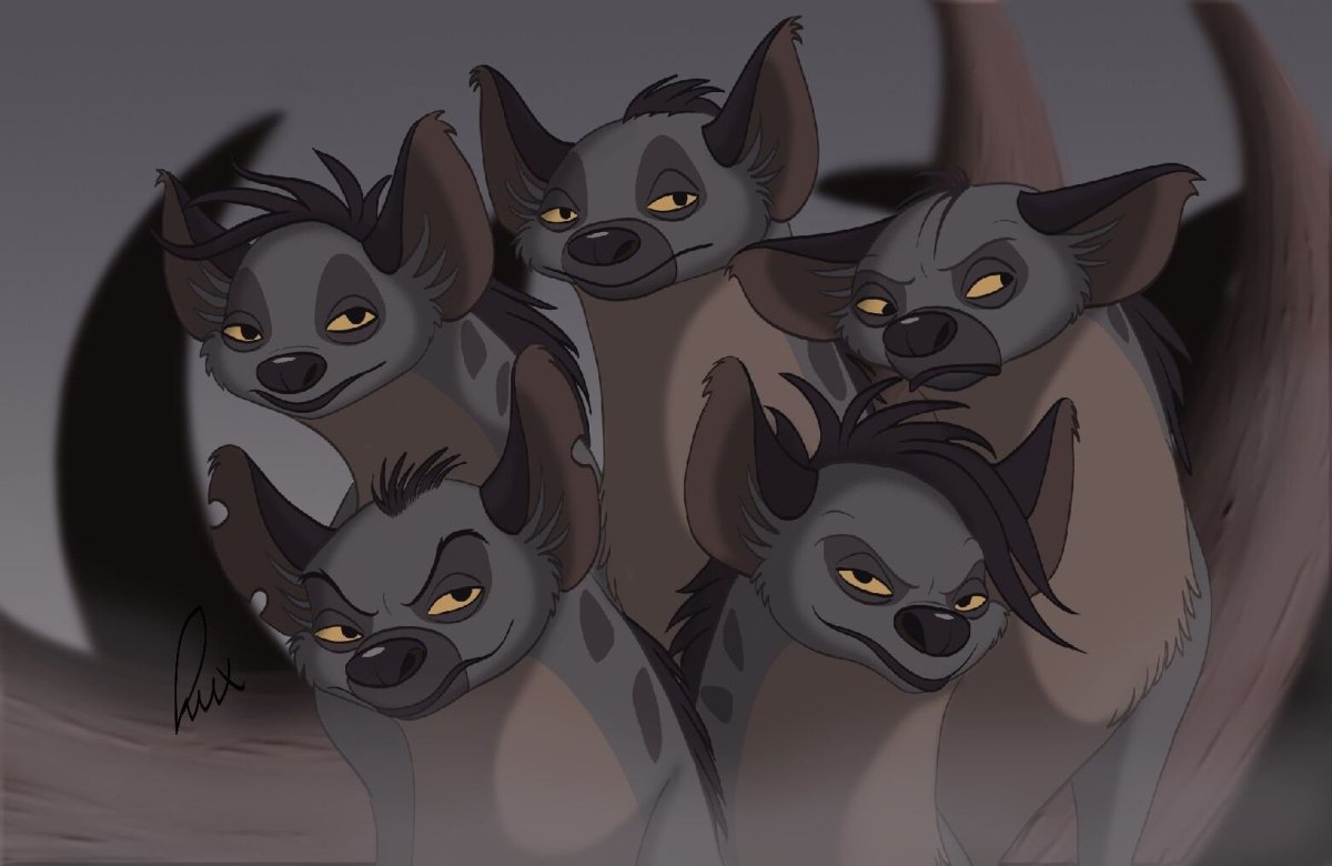 Король Лев Шензи Банзай и Эд