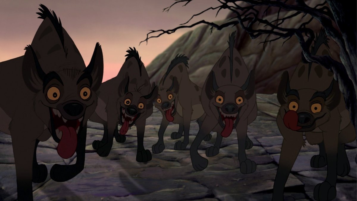 Король Лев мультфильм 1994 гиены