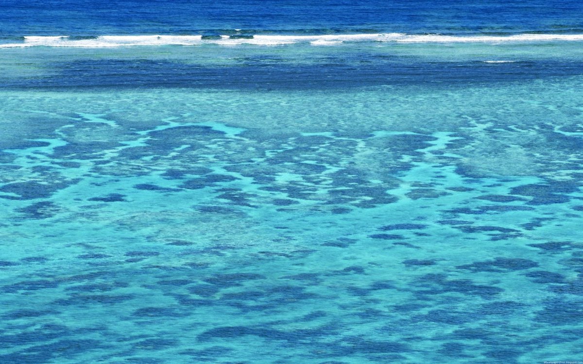 Цвет воды в океанах