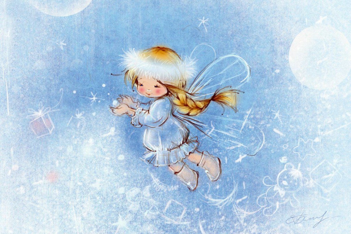 Художник-иллюстратор Екатерина бабок зимняя Фея