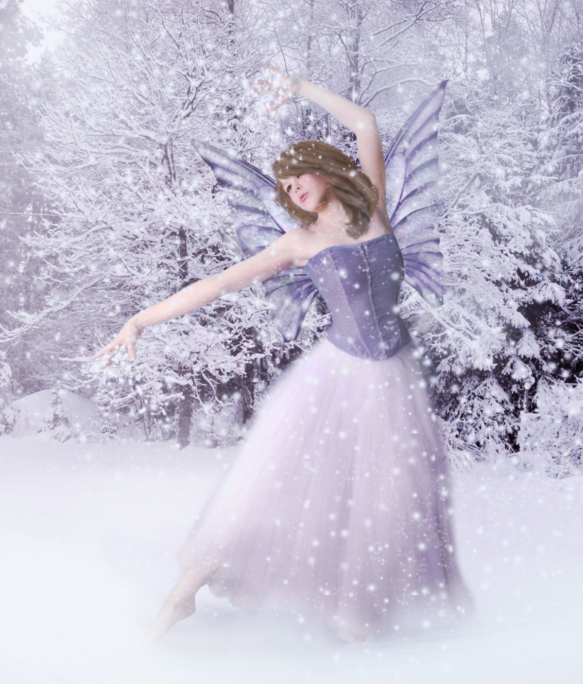 Фея зимой