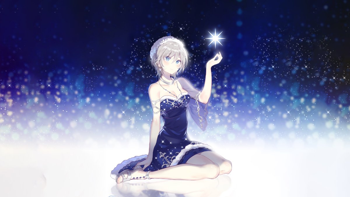 Девочка Снежинка аниме