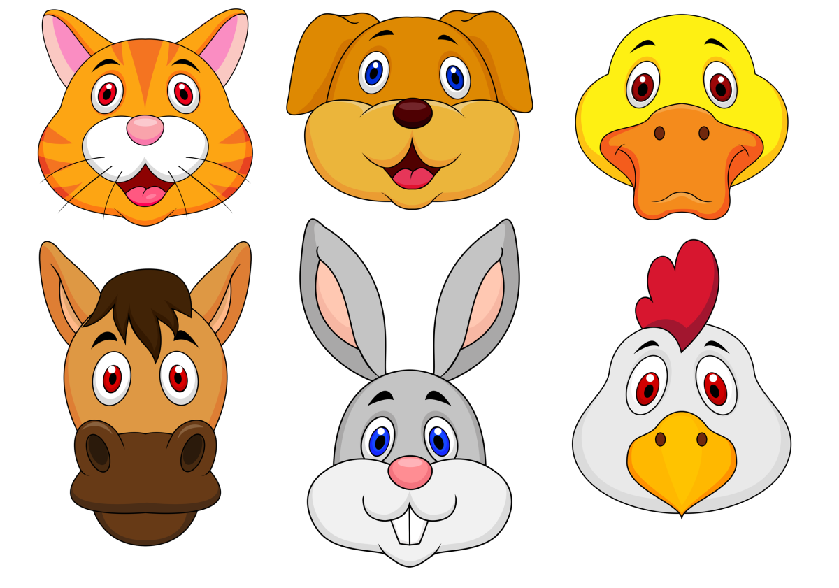 Мордочка зайца вектор