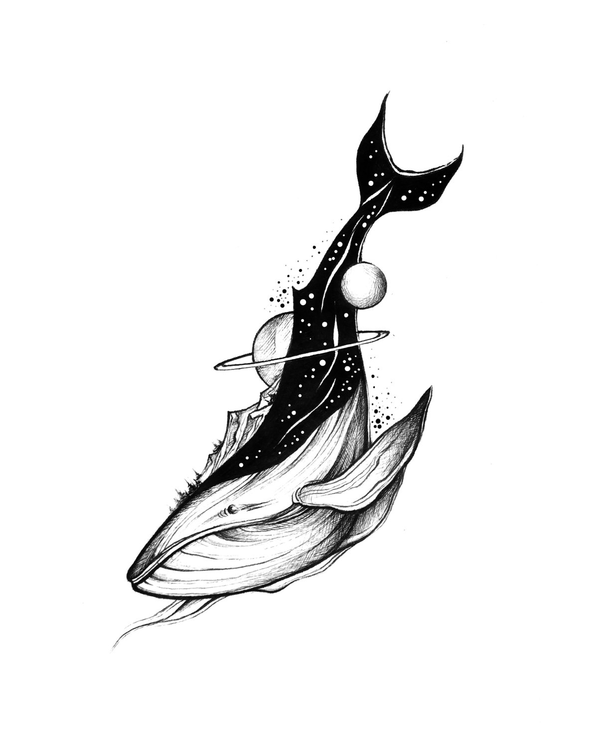 Татуировка кит эскизы