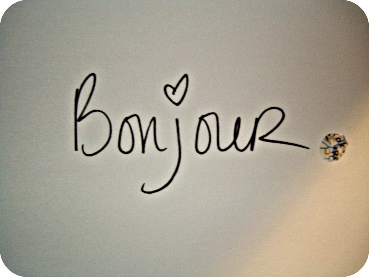 Bonjour картинки красивые