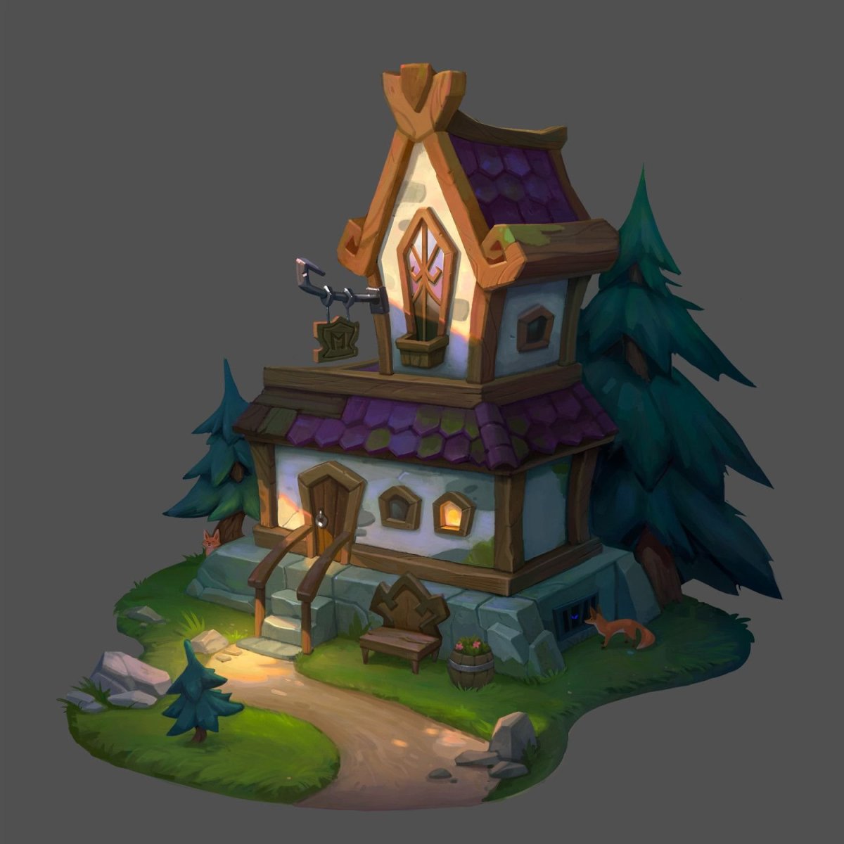 Магические домики