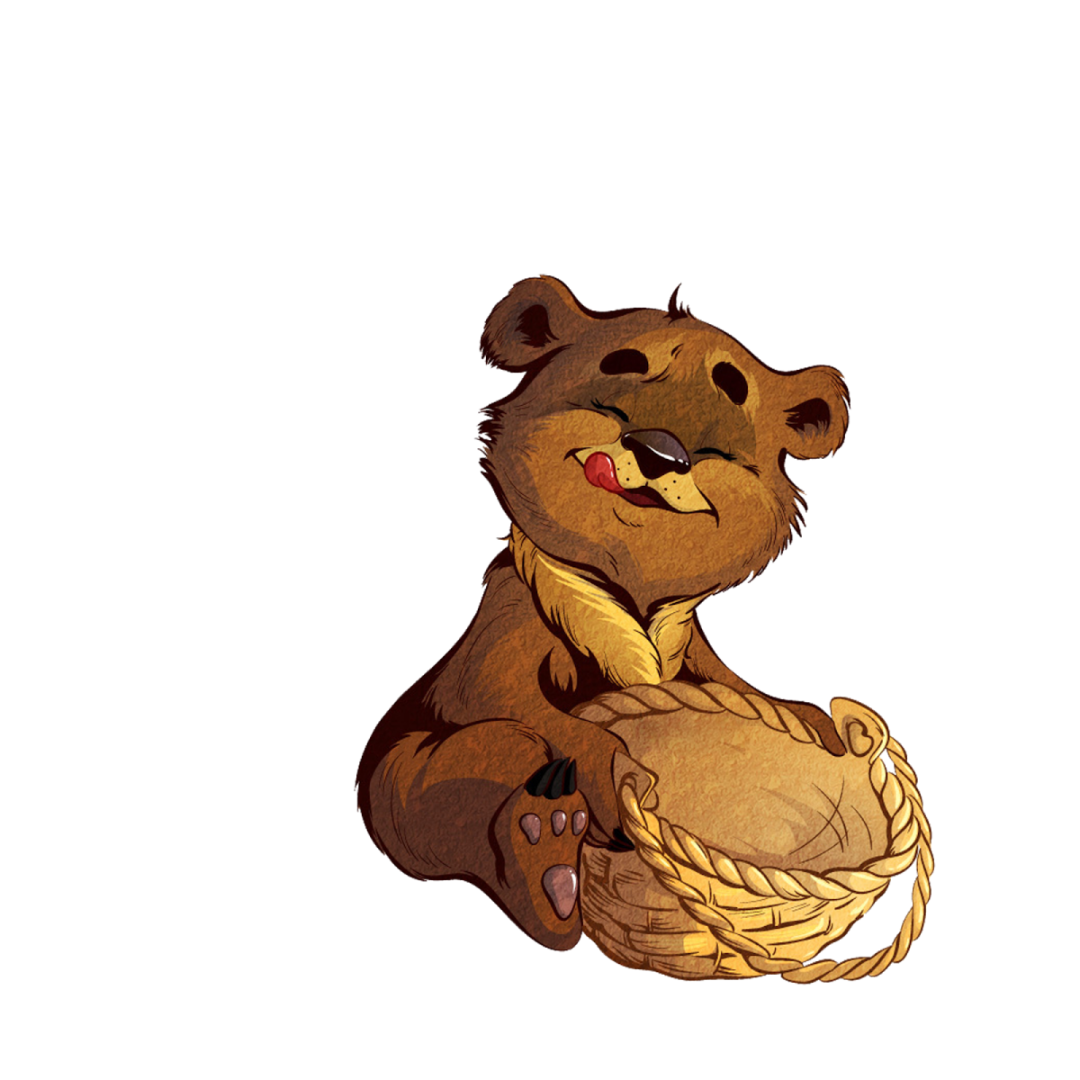 Медведь клипарт на прозрачном фоне