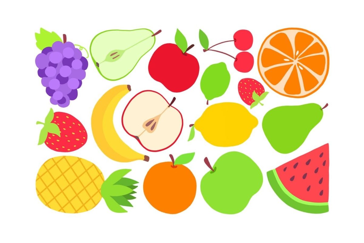 Растровая Графика фрукты