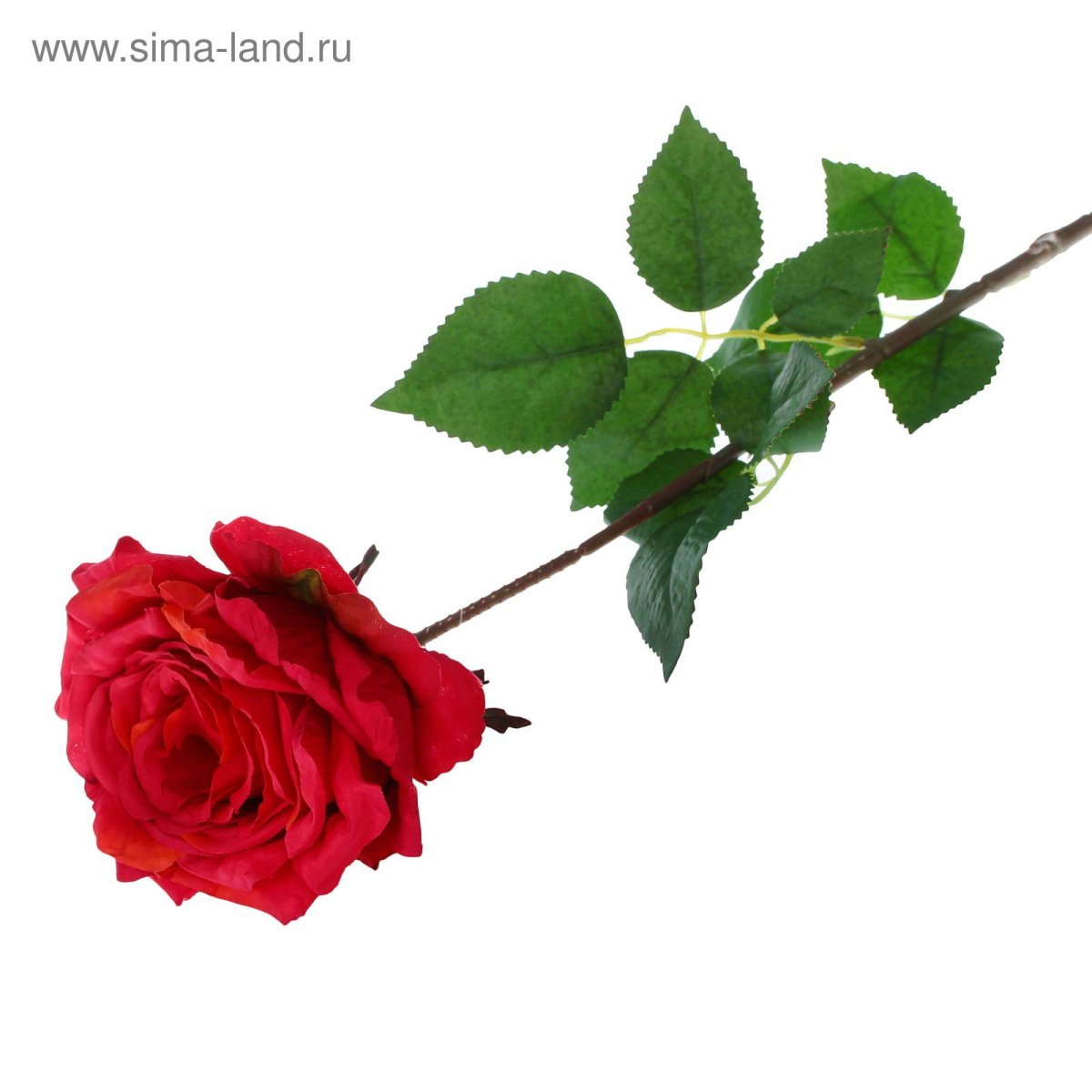 Искусственная роза с шипами