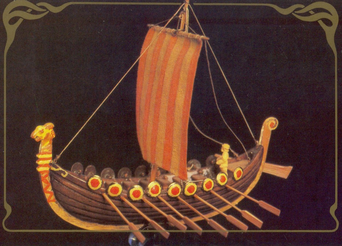 Корабль Ладья древней Руси