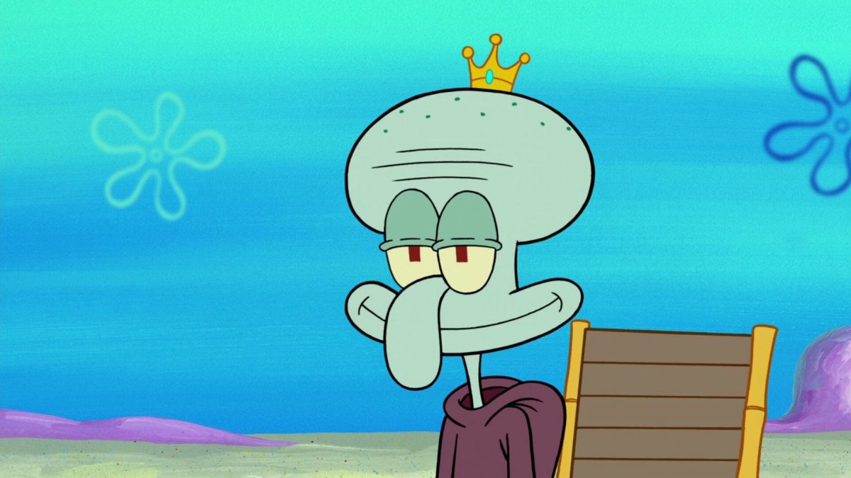 Spongebob Squidward crying