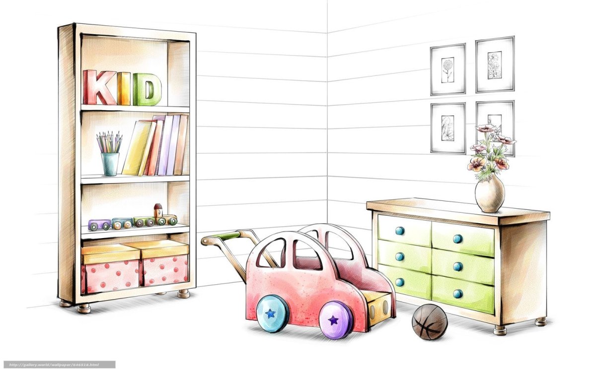 Изображение мебели для детей
