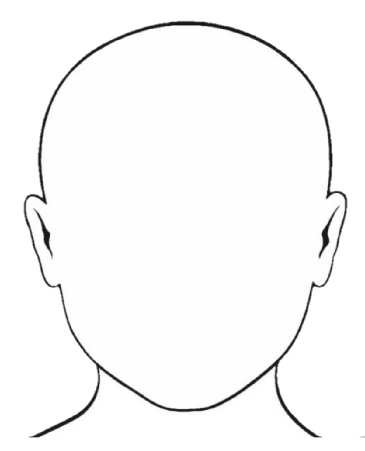 Овал лица для рисования