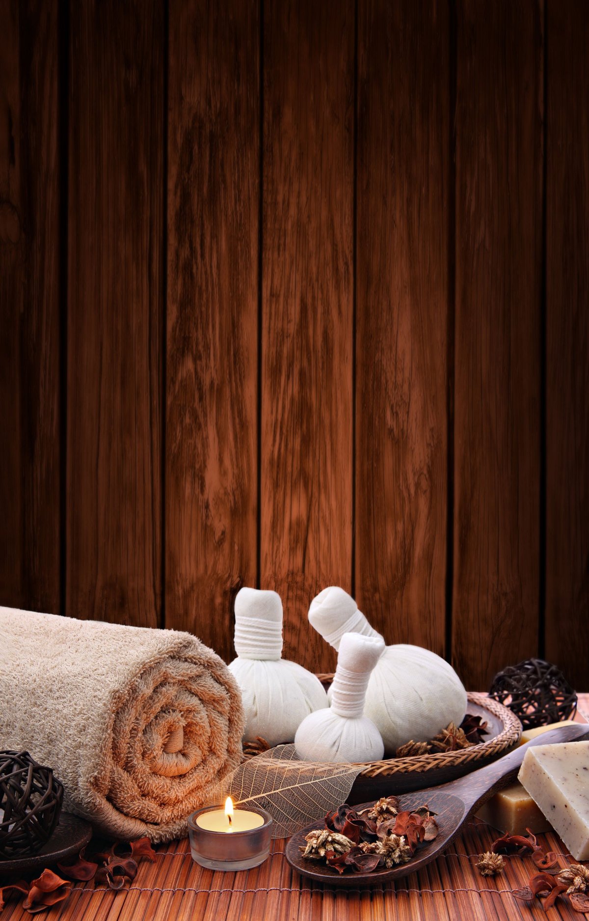 Натуральная косметика вид сверху