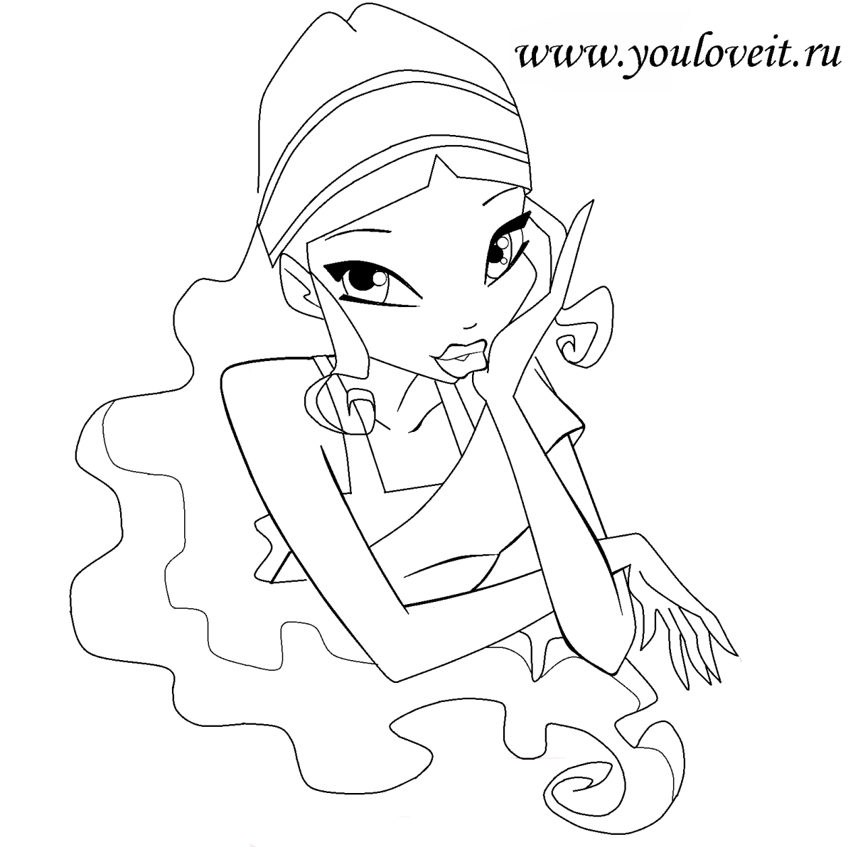 Винкс арт Стелла Флора